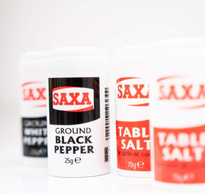 Saxa salt and pepper